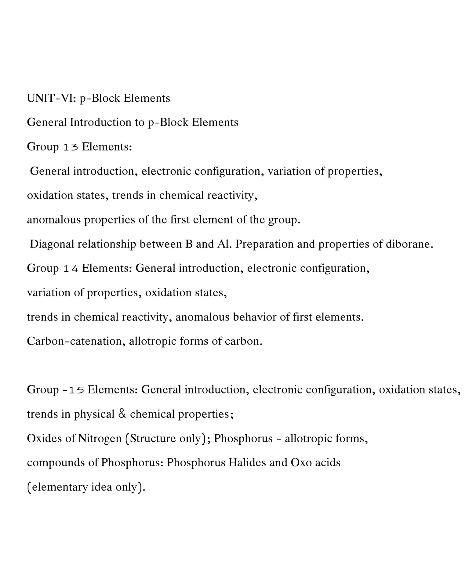Syllabus